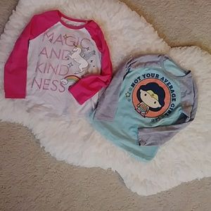 t r e n d y long sleeve tee's 3T